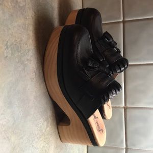 Free People Kiltie. Clogs size 9 black